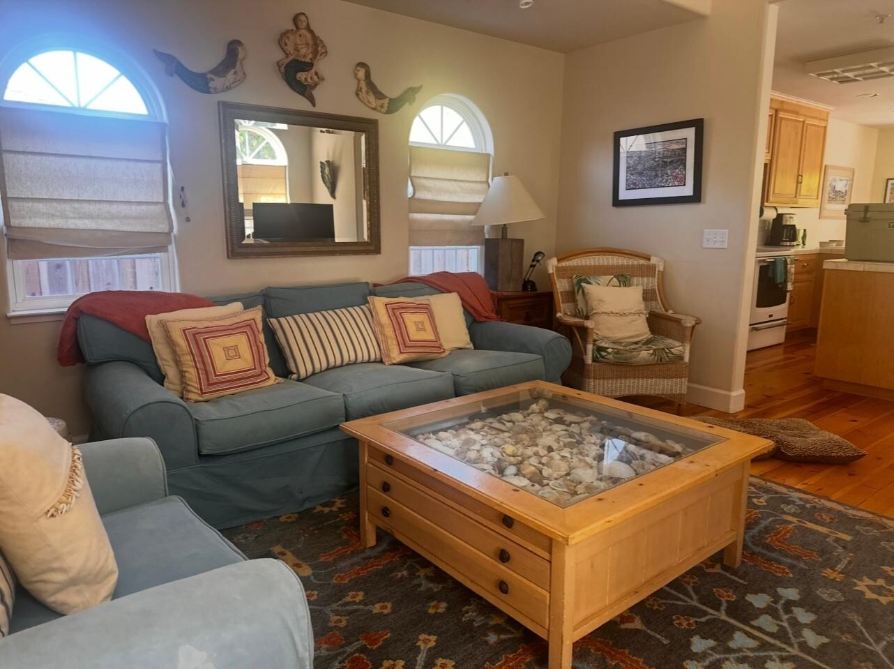 Living room is so welcoming!