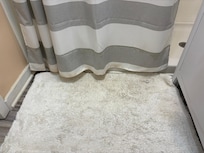 Bathrooms were generally grimy and well worn even the rugs and shower curtains