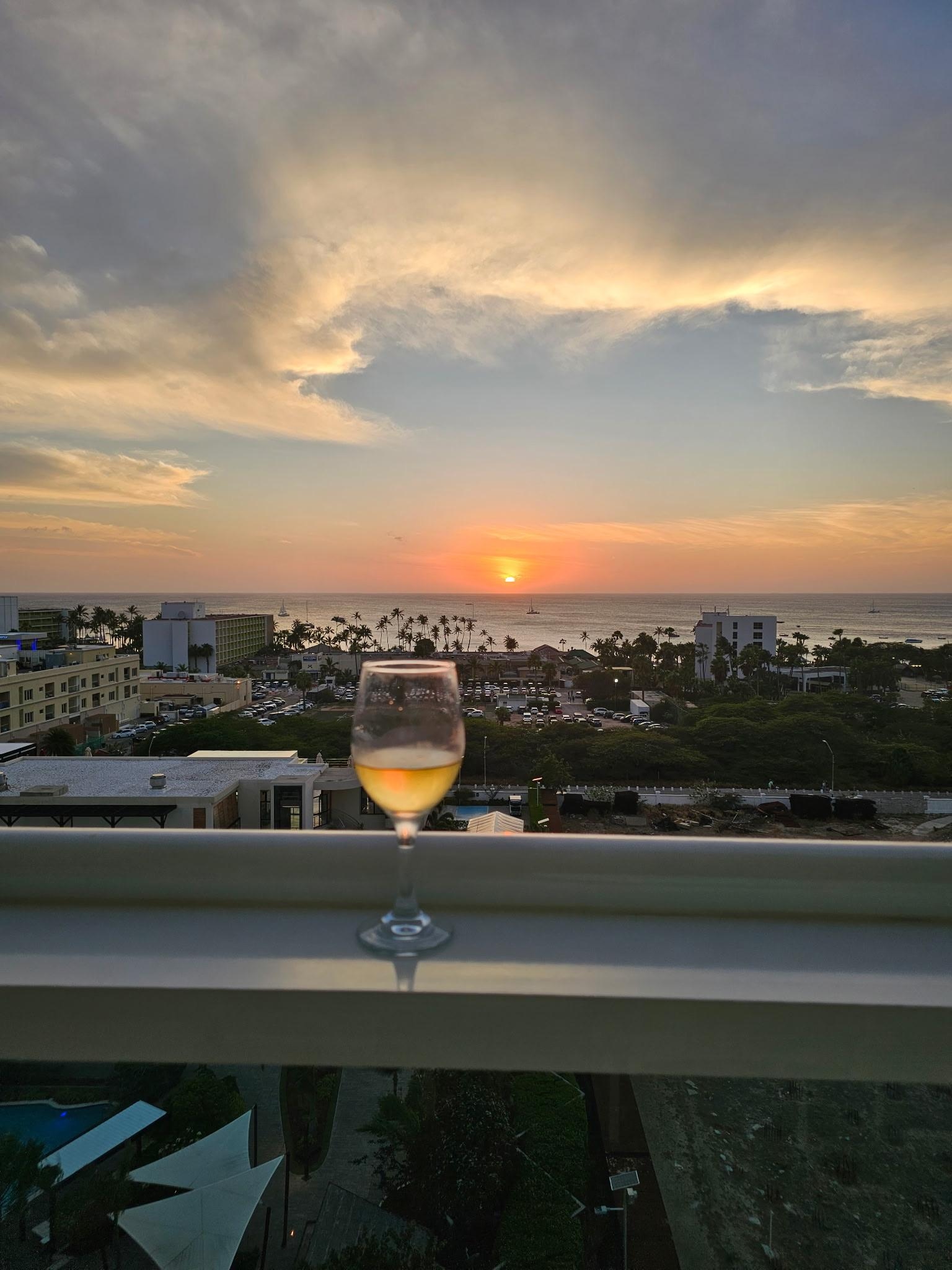 Beautiful sunset views.