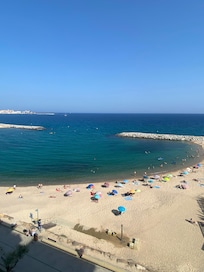 View from hotel room balcony.