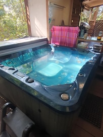 Spacious spa. Very inviting.