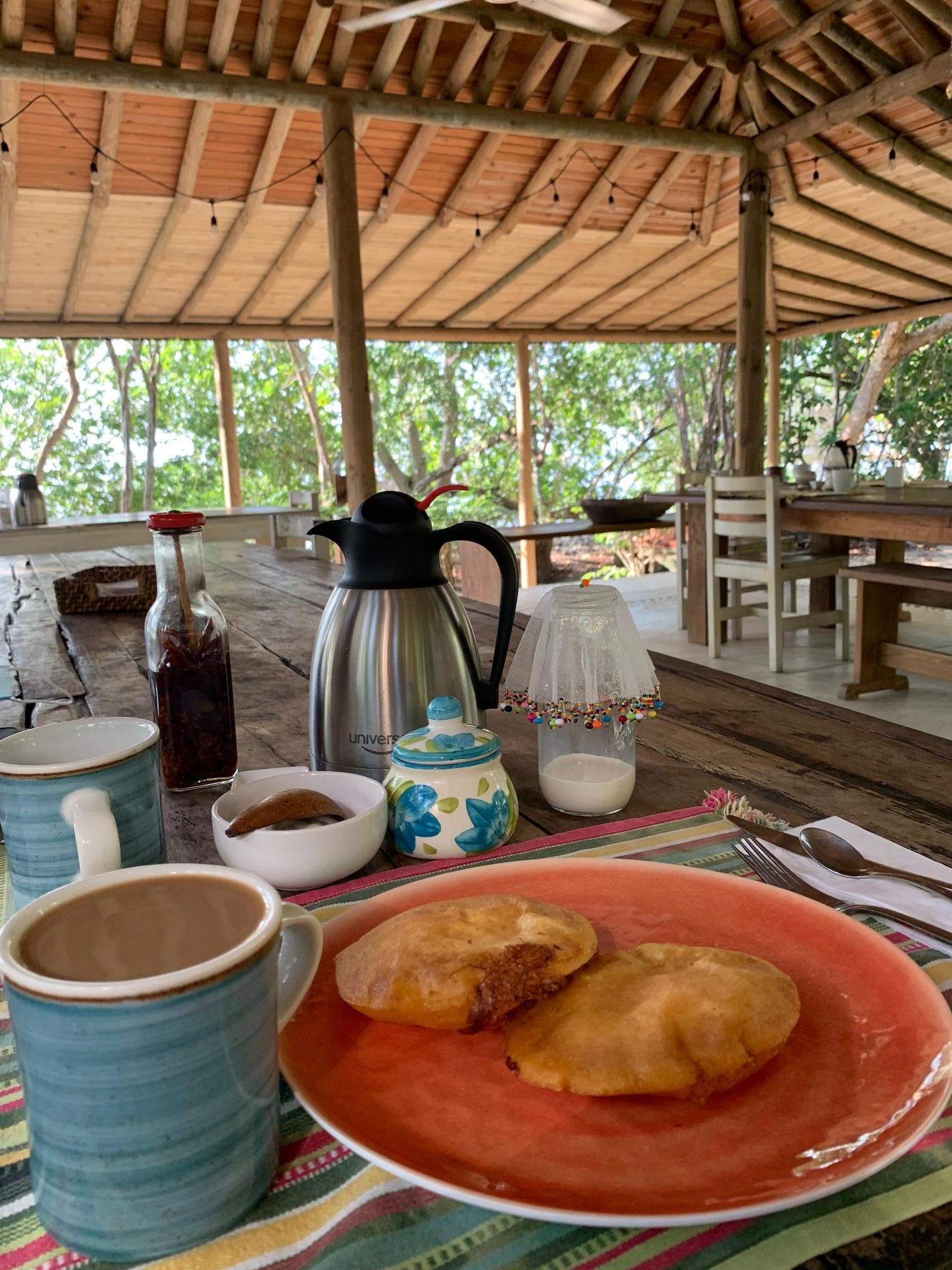 Desayuno típico insuperable!!