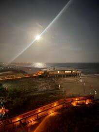From the balcony at night
