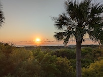Sunrise from bedroom balcony