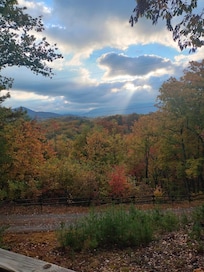 Sunrise from the porch