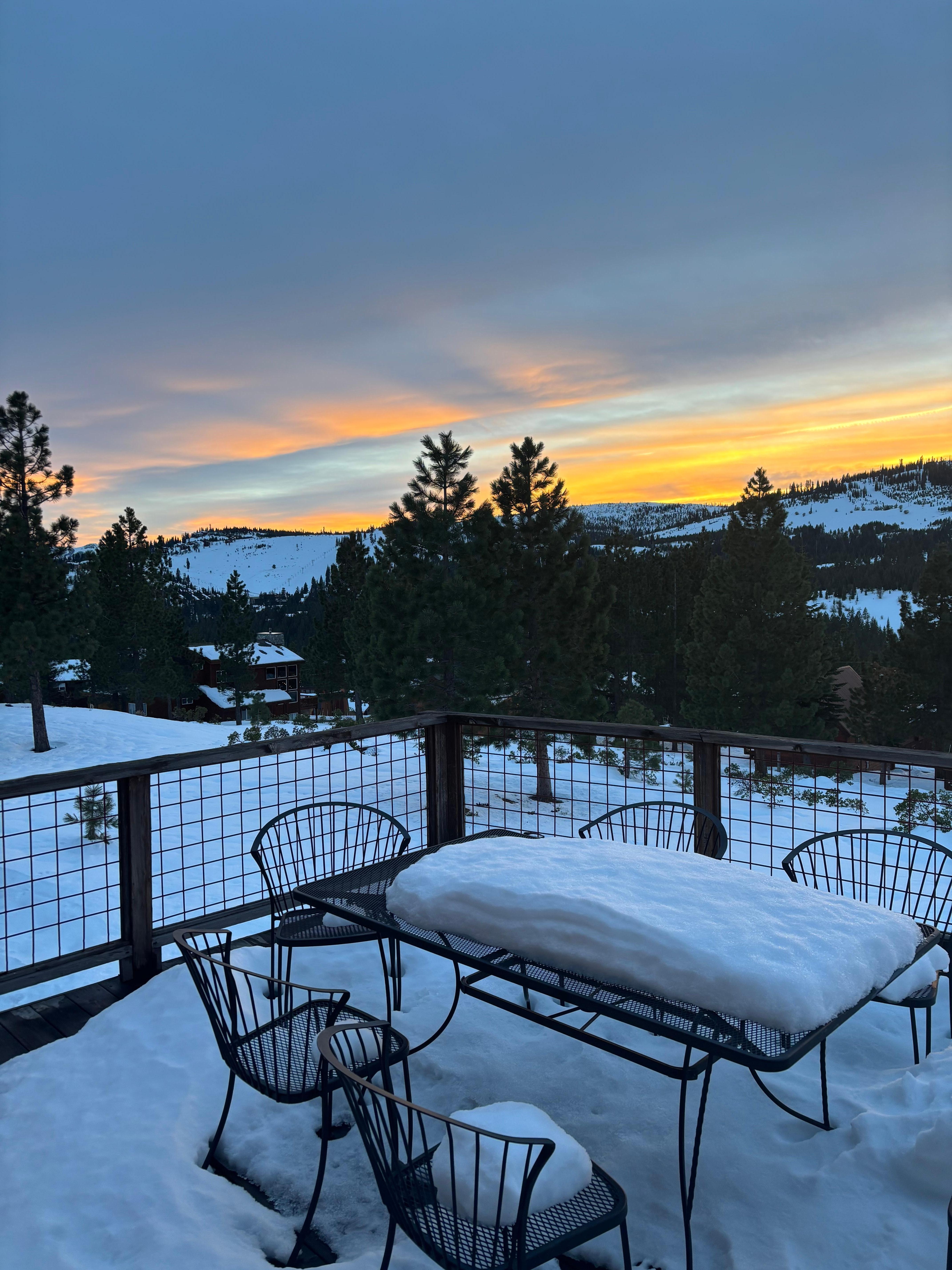 View from the back deck. 