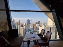 View from the breakfast restaurant