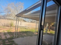 Patio cover falling off and unusable backyard