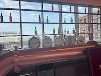 bar area in see for breakfast and later as restaurant