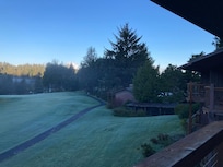 View from our balcony.