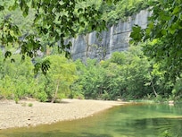 Steel Creek Campground. About 1 hour drive from cabin. Great place to take a dip!
