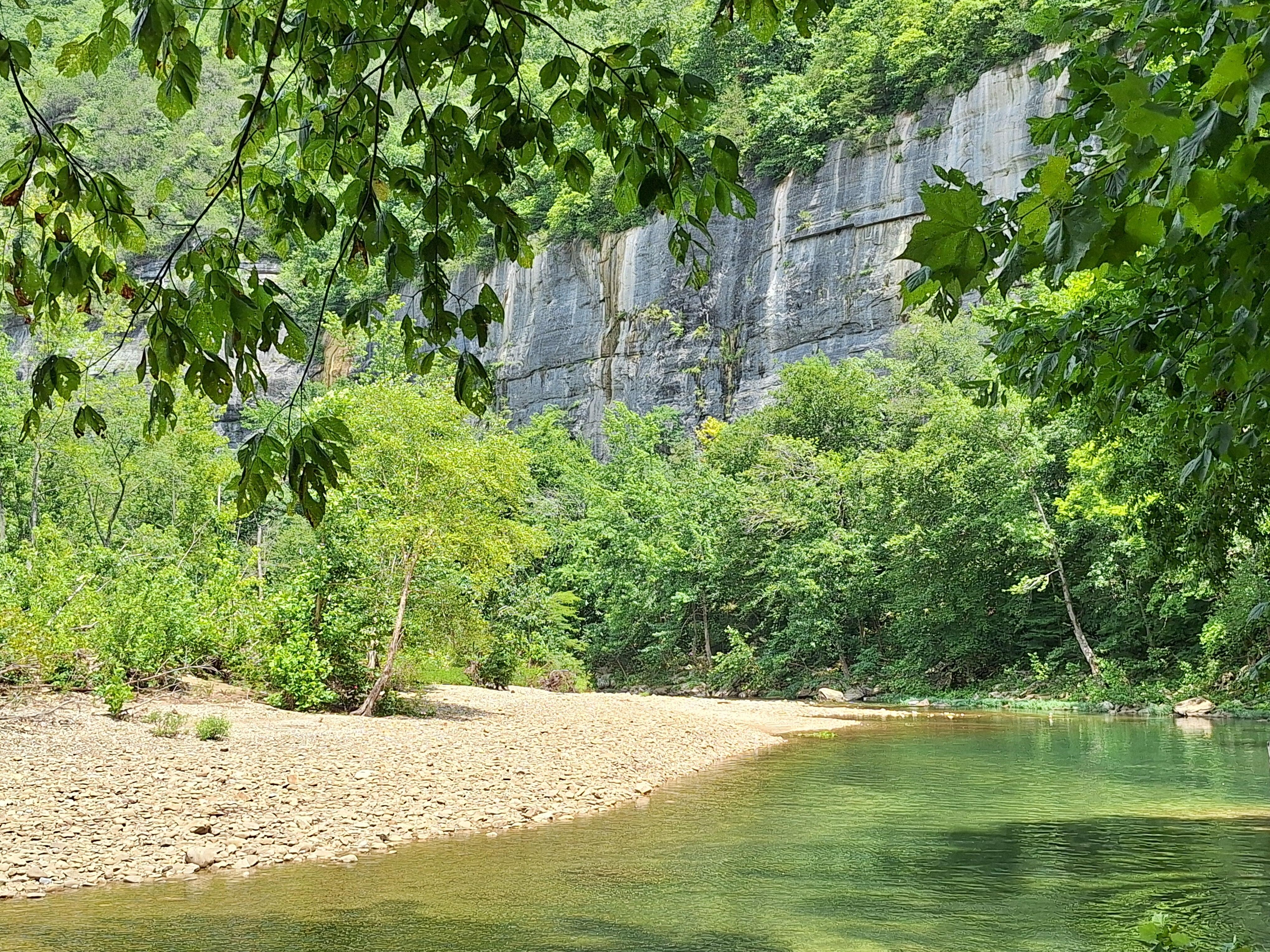Steel Creek Campground. About 1 hour drive from cabin. Great place to take a dip!