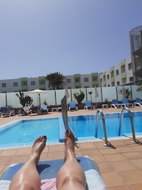 View of one of the pools.