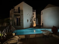 Pool at night