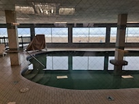 Pool and hot tub with a view.