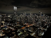 Utsikten från lägenheten som låg på 47 våningen.