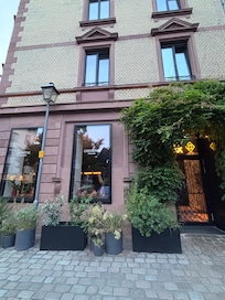 Outside