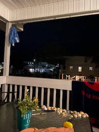 Night view from balcony