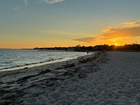 Sunset on the beach