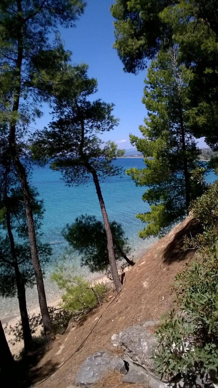 Blick auf Strand