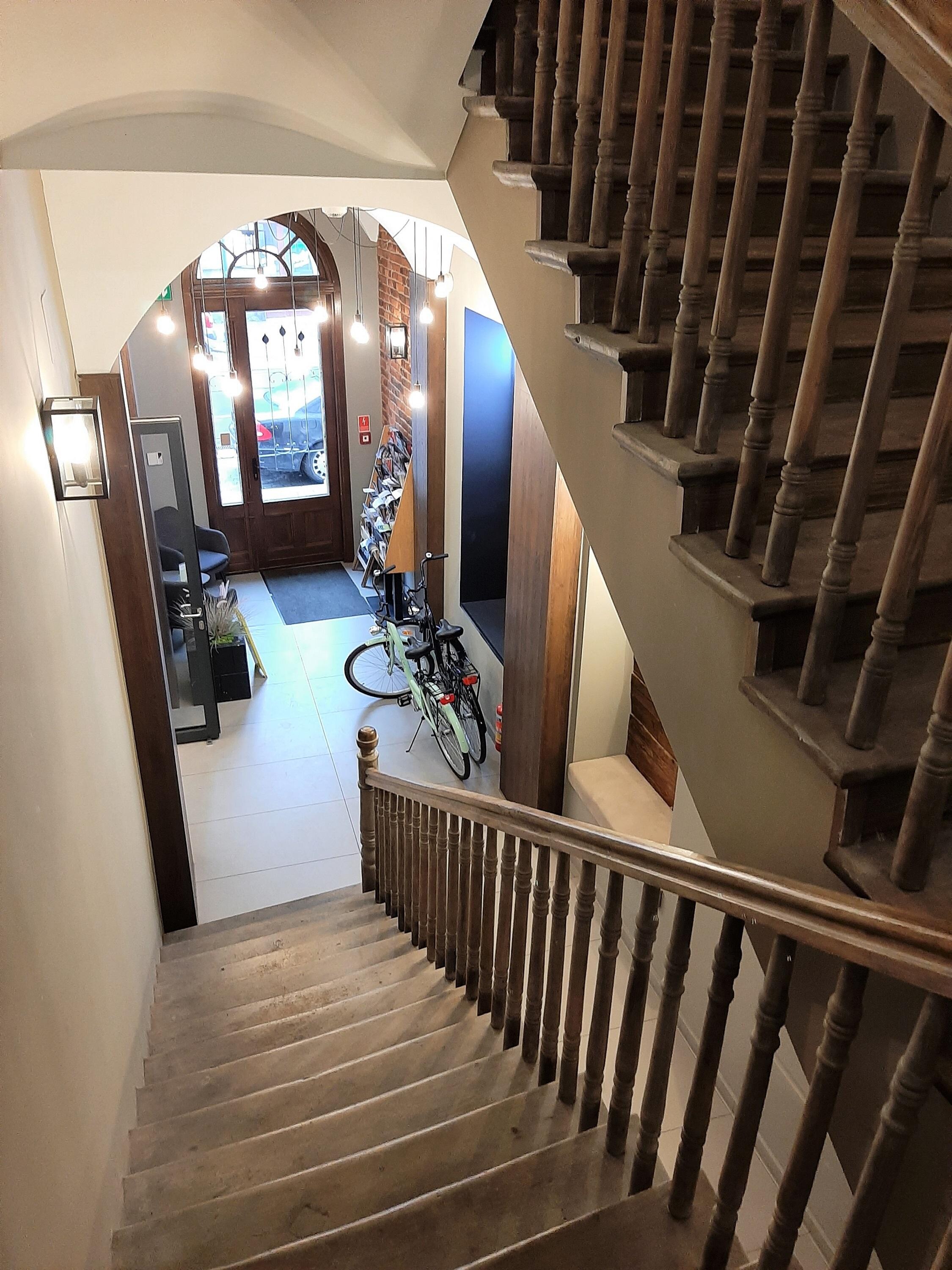 entrance and stairs