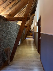 Corridor to rooms.