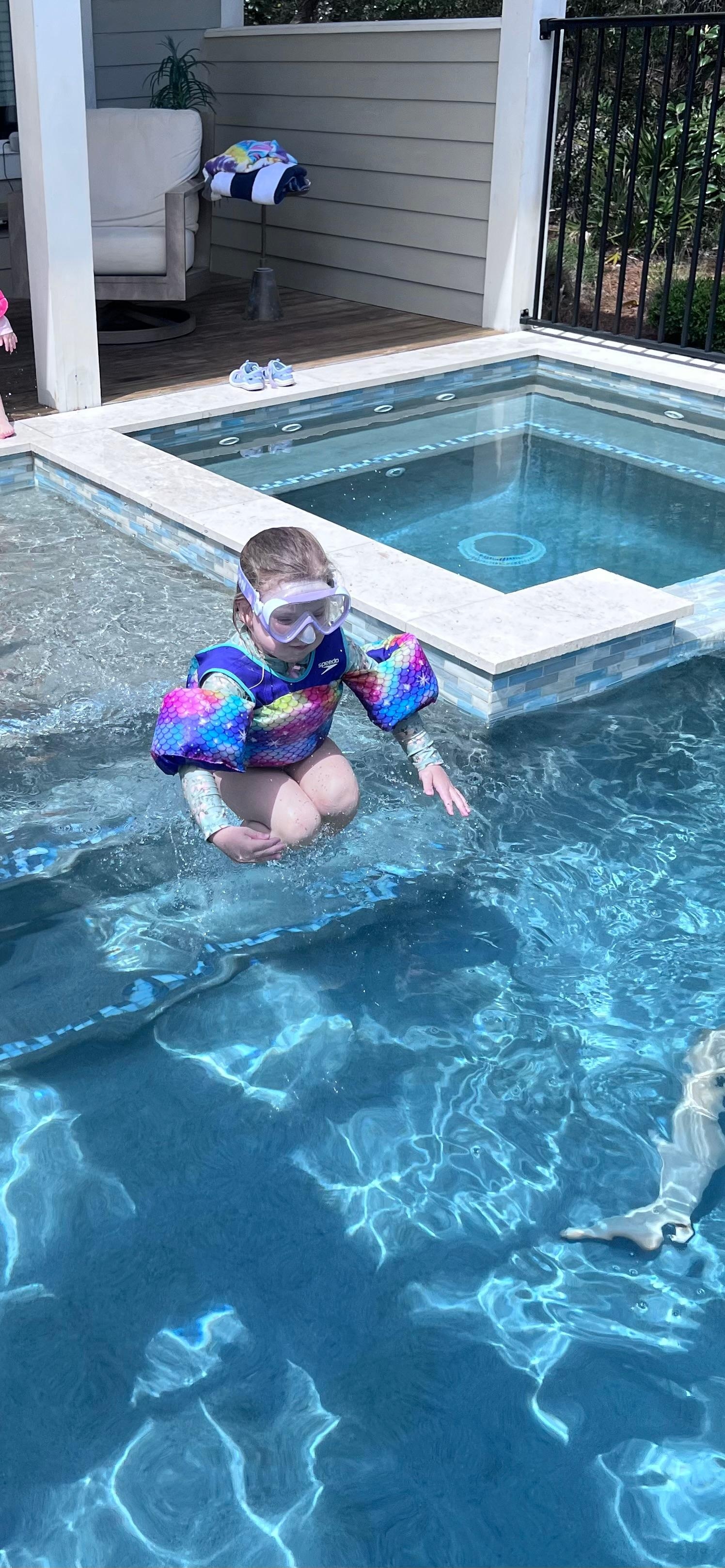The children loved the pool