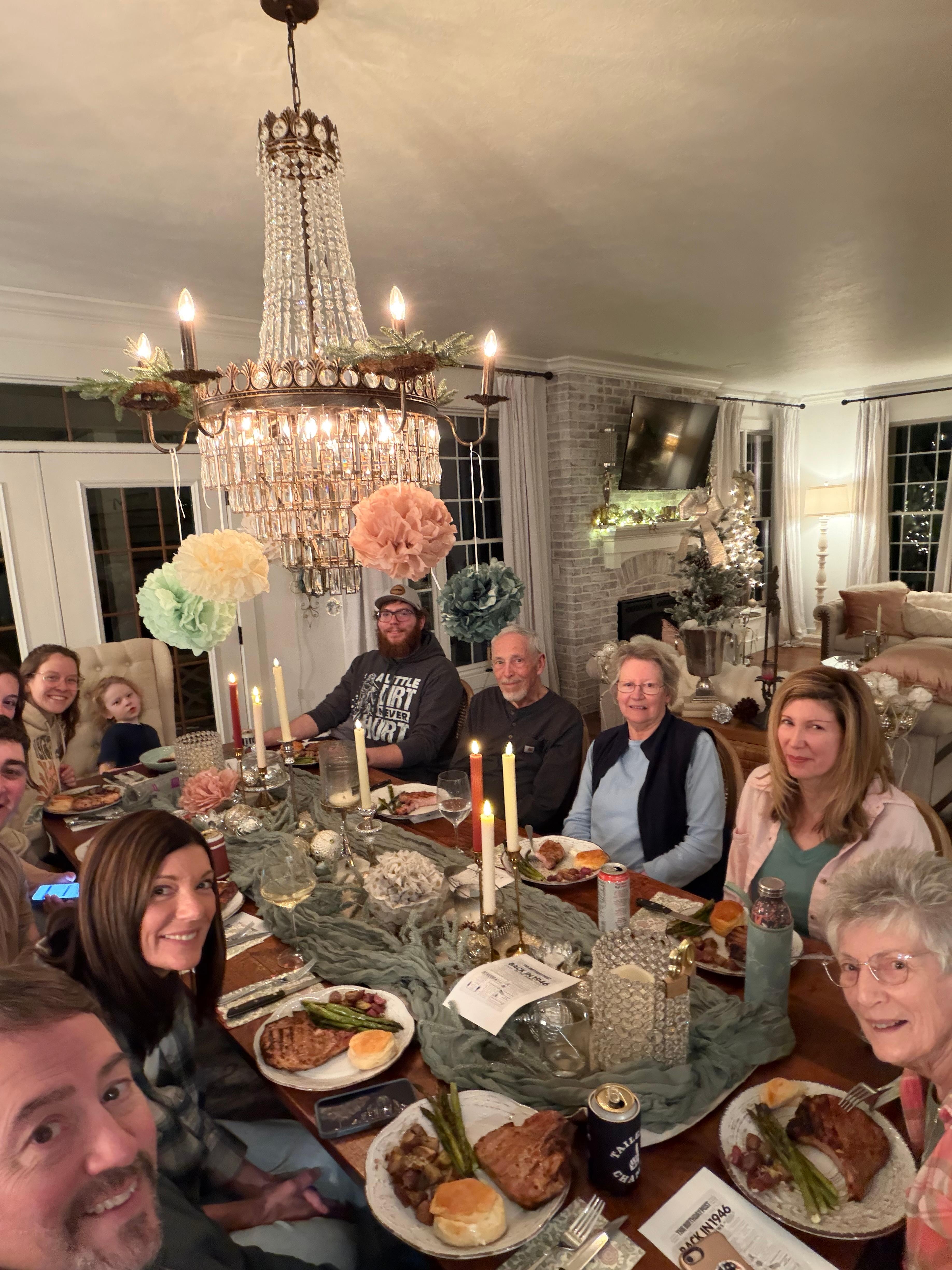 Grandma’s 80th birthday celebration. 