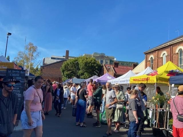 Fresh markets on Saturday morning - a foodies dream.