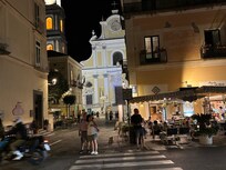 The Basilica in town was gorgeous & many festivals were held during our stay, music & fireworks