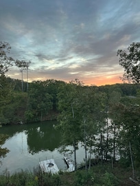 Sunrise from screened lanai