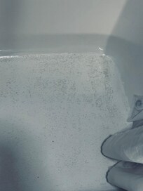 Bathtub stained