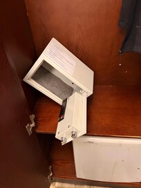 Safe not bolted down