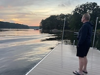 Evening view from the dock.