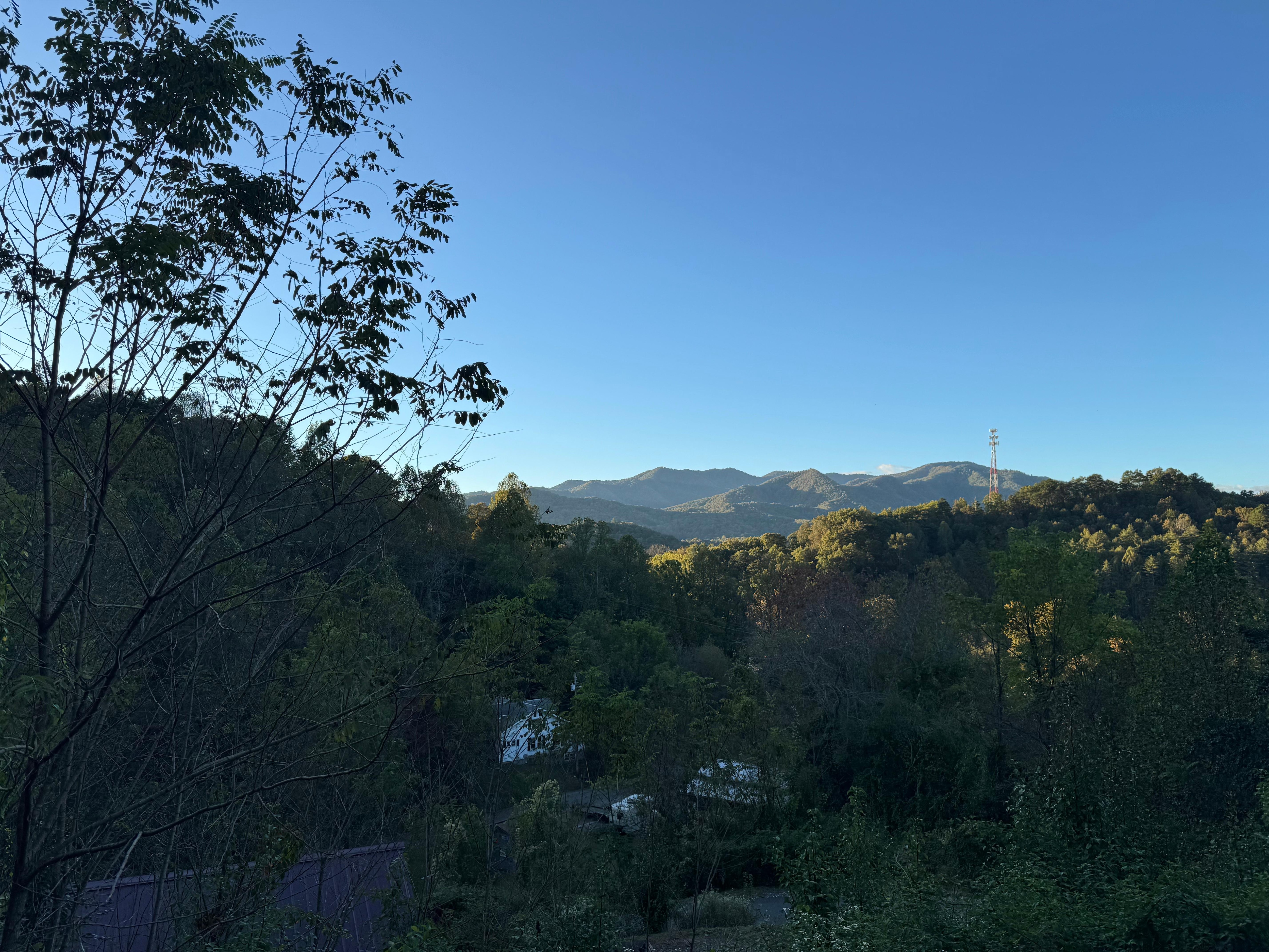 Beautiful view off the porch!!