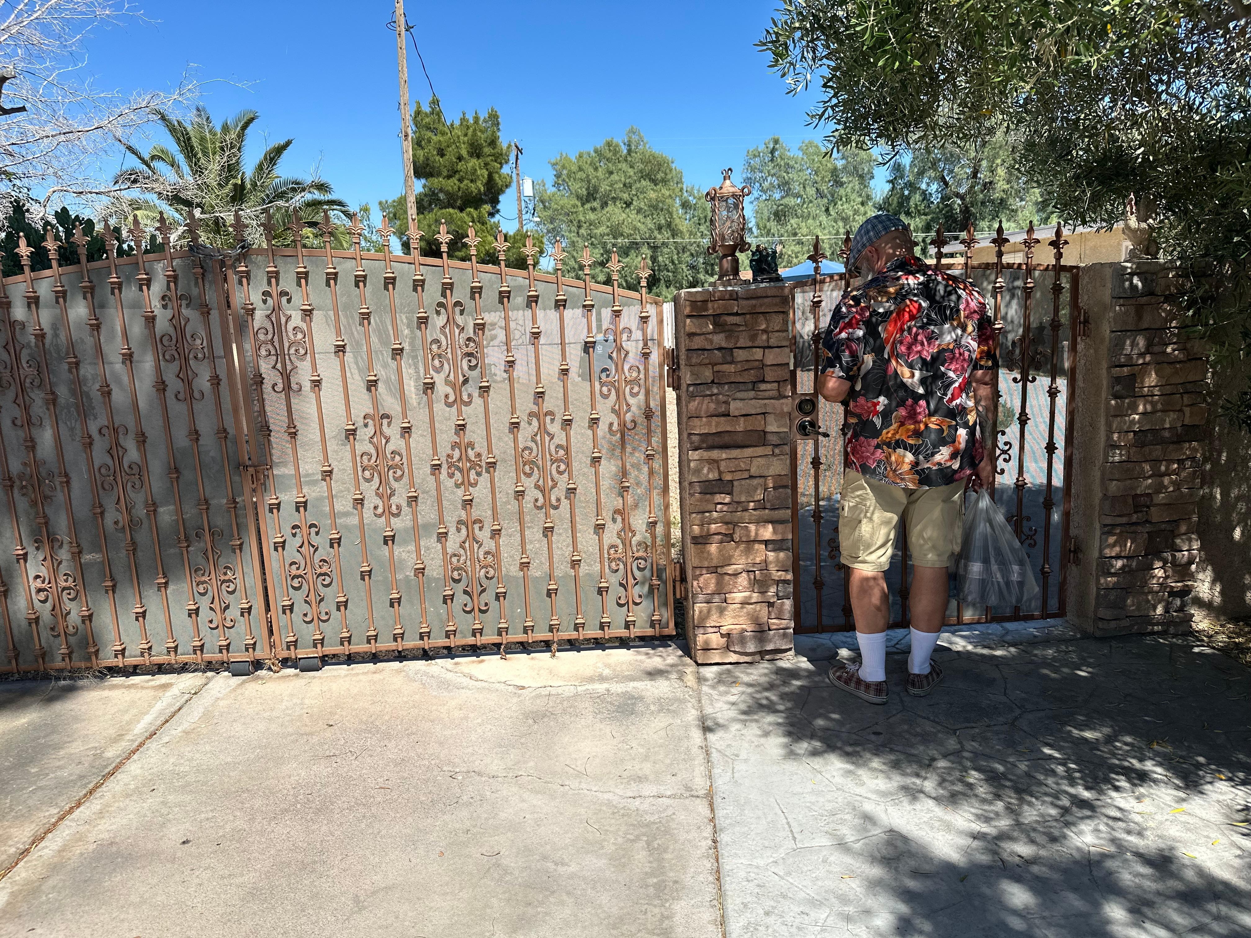 Felt very safe with a locked gate and easy parking