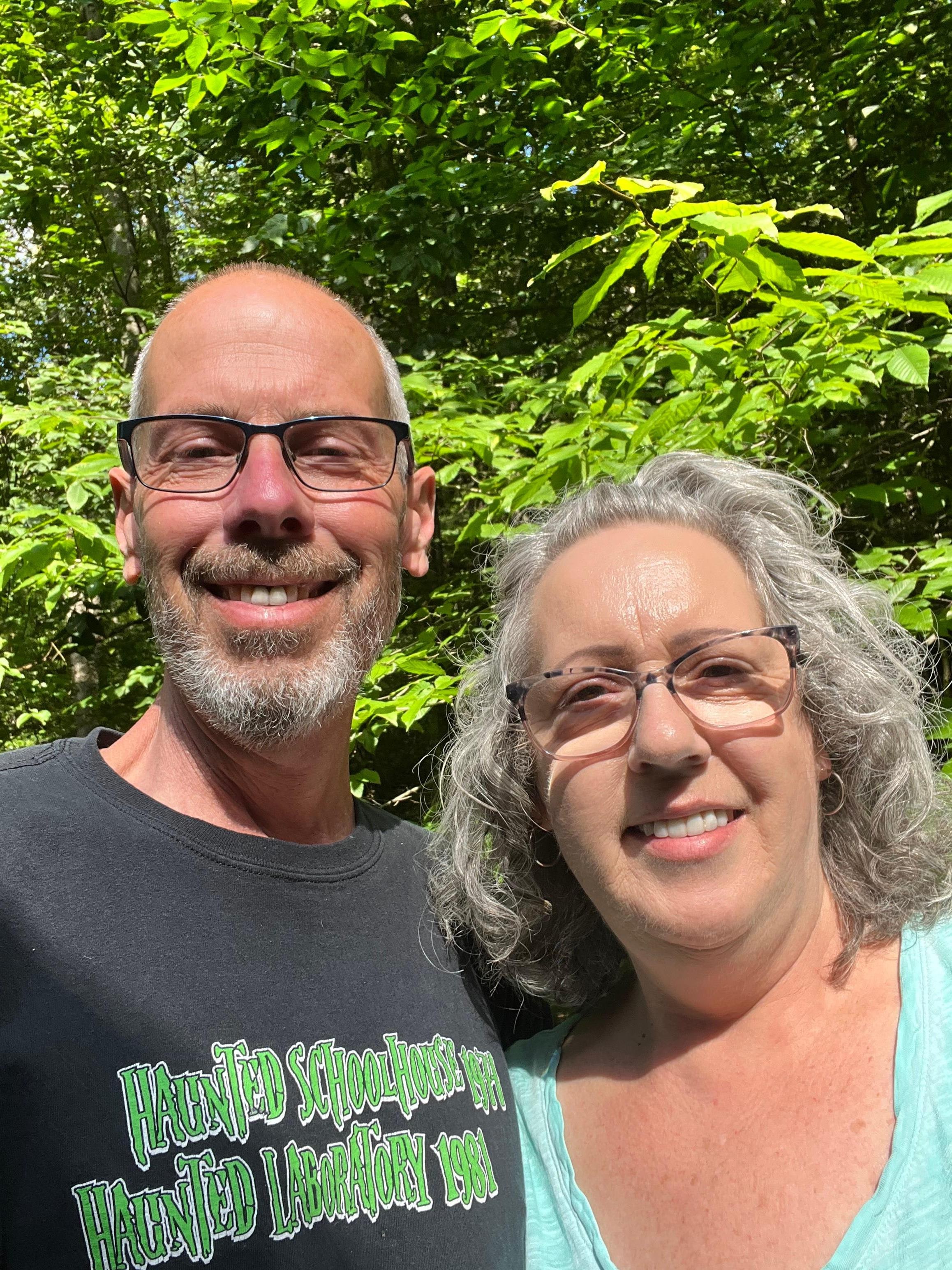 In the wilderness behind the cabin 