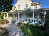 Lovely front porch with swing!