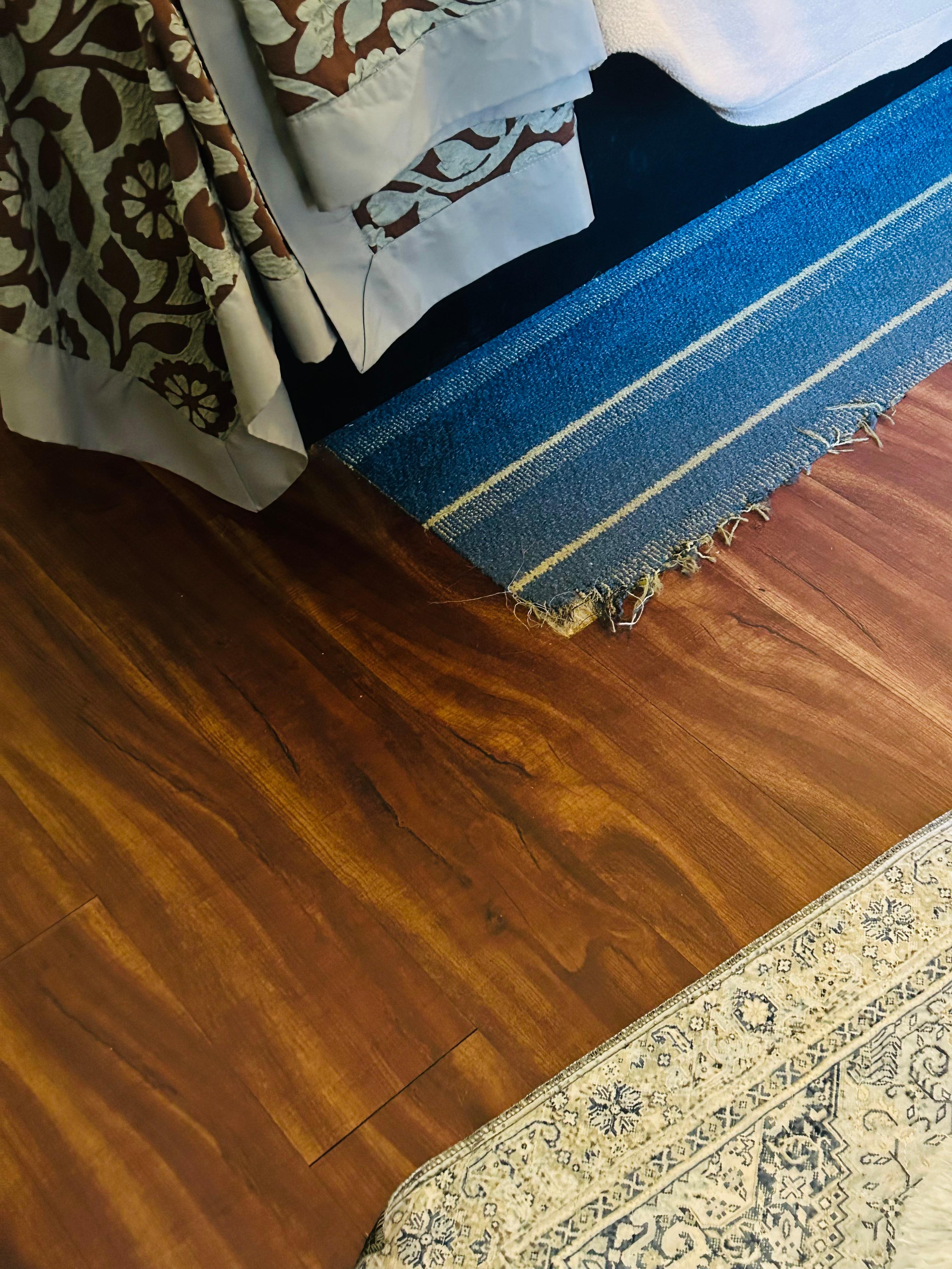Torn carpet