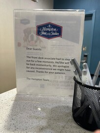This is at the reception all the time