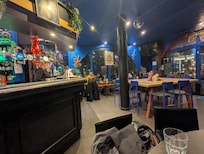 One of the many nearby restaurants (this one is less than 200 meters away).