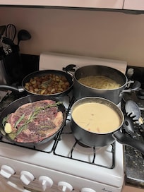 Starting dinner