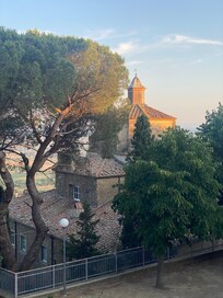 View looking out from Cortona