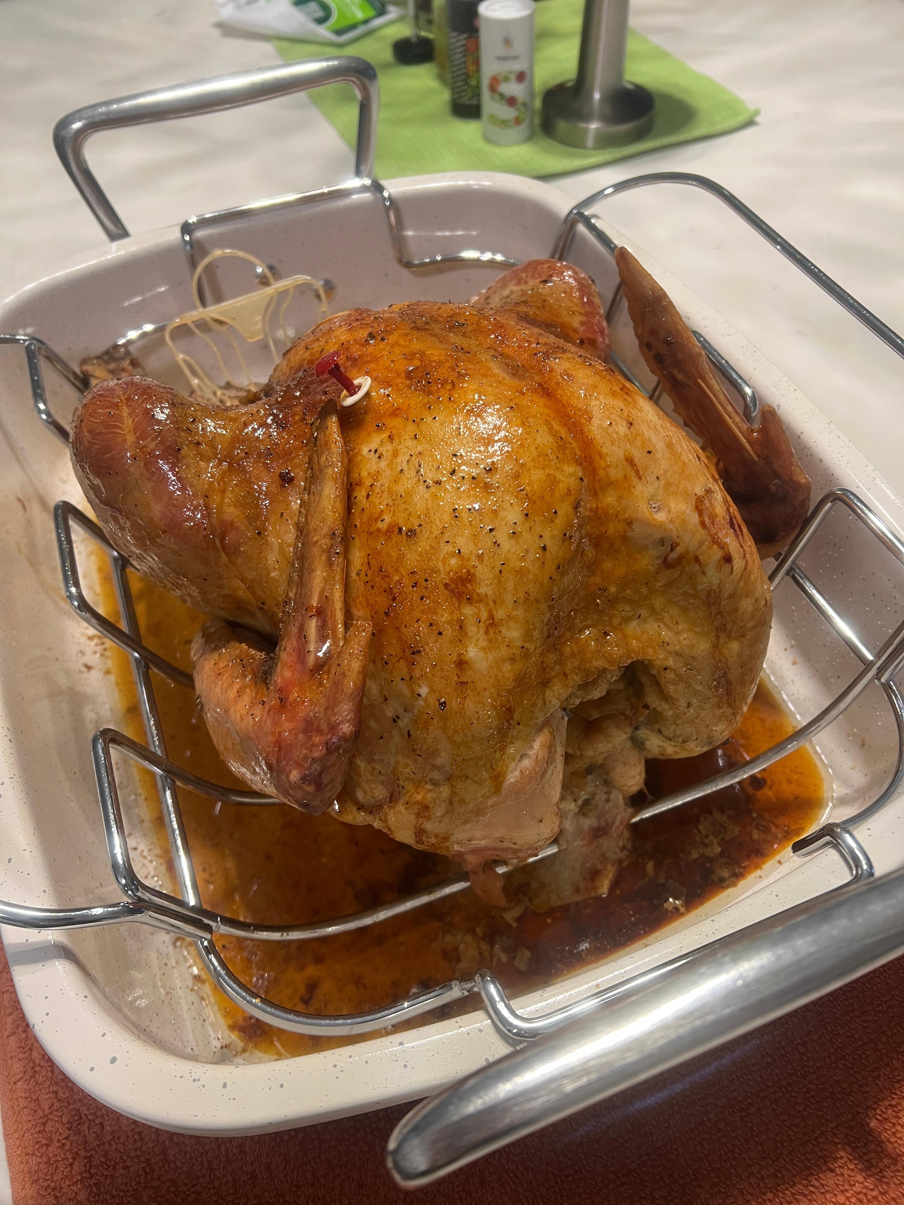 The oven cooked our Thanksgiving turkey to perfection! 