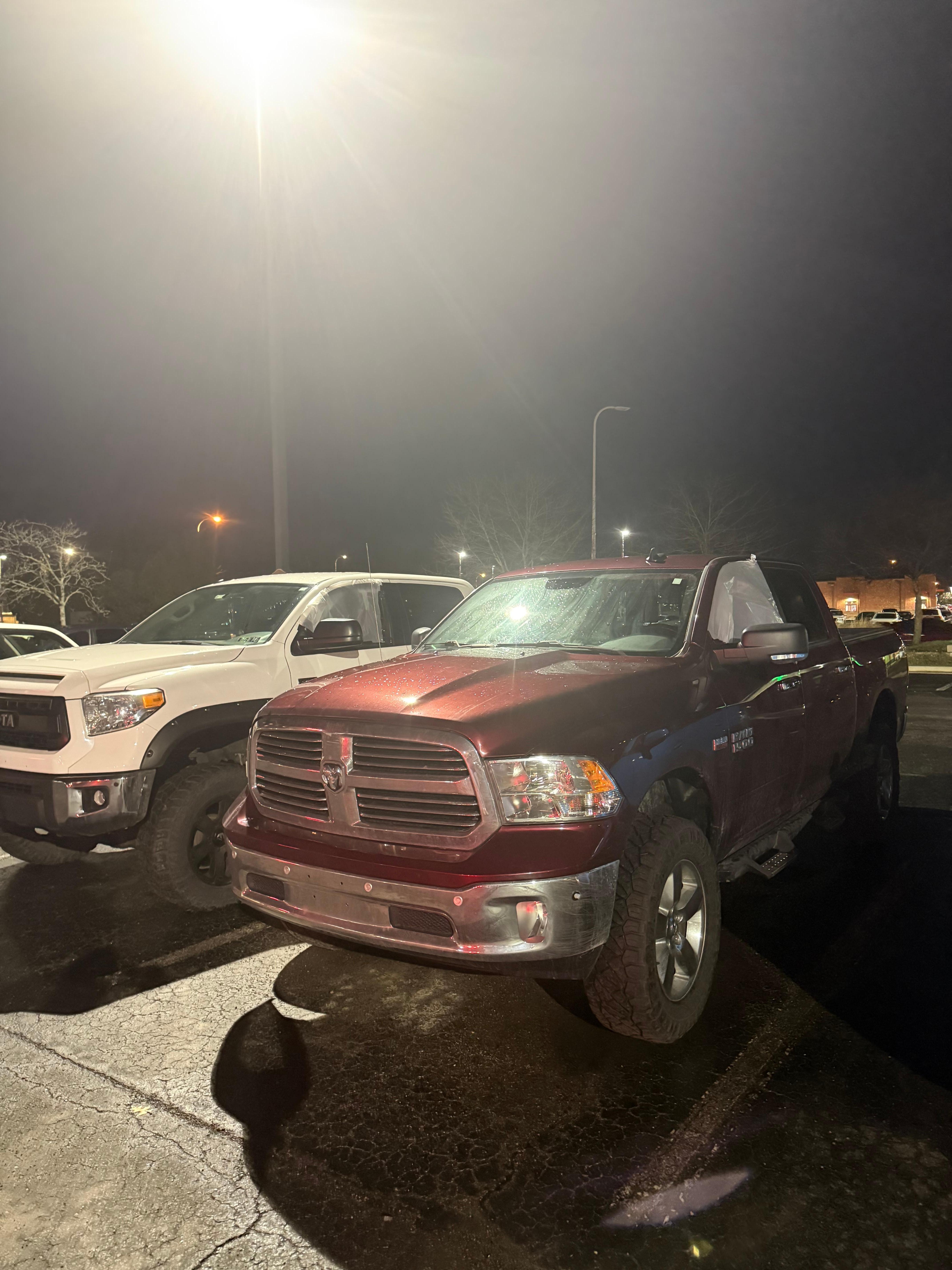 Two of the vehicles that were broken into and had to use trash bags to seal their windows. 