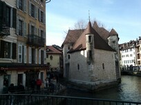 The hotel is on the left, very central.