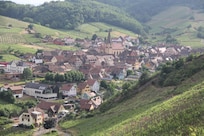 Le village vue de la montagne