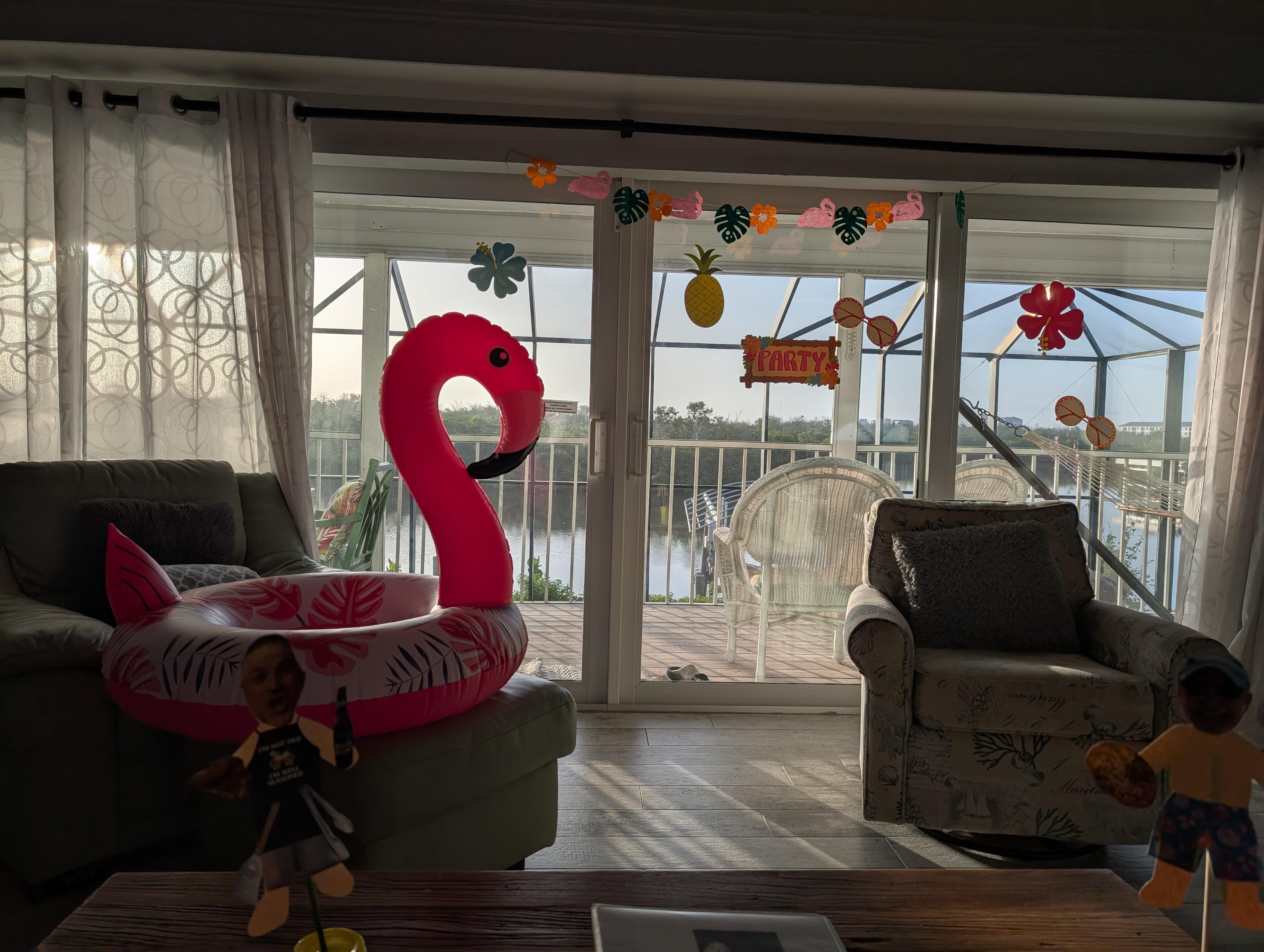 View from living room