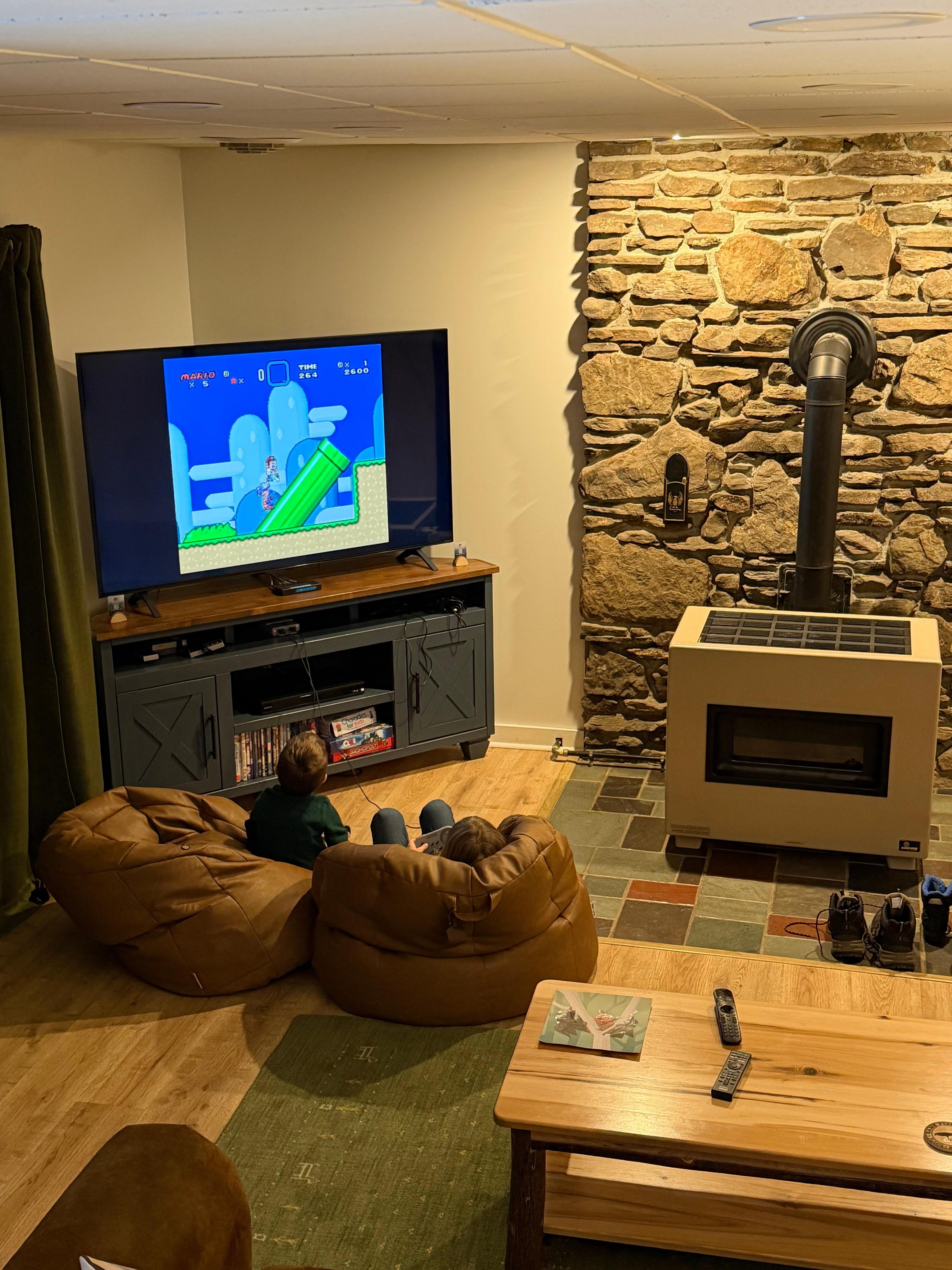 Kids loved the video games!