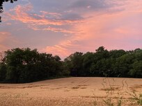 Blick über die Felder bei Perrot